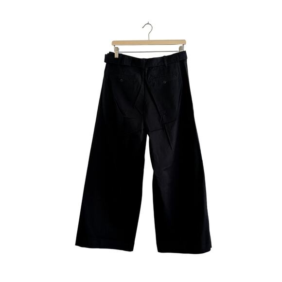 Everlane The Pleated Wide-Leg Chino in Black 16 - Picture 9 of 10